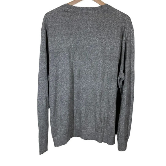 BANANA REPUBLIC Mens Gray Silk Linen Pullover Crewneck Sweater Size XL - Picture 2 of 9